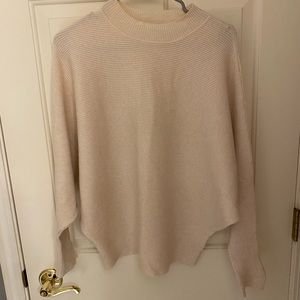 Slouchy Cream Sweater, M